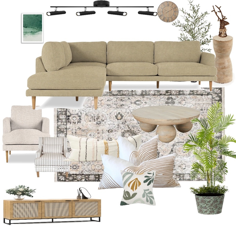 living room my projact Mood Board by Hessah designed on Style Sourcebook