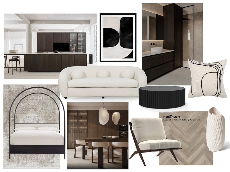 monochromatic Mood Board by kaykayess on Style Sourcebook