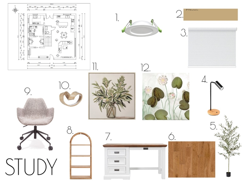 study Mood Board by RRM on Style Sourcebook