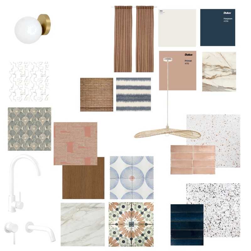 The Strawberry House Pink Mood Board by Design Mix on Style Sourcebook