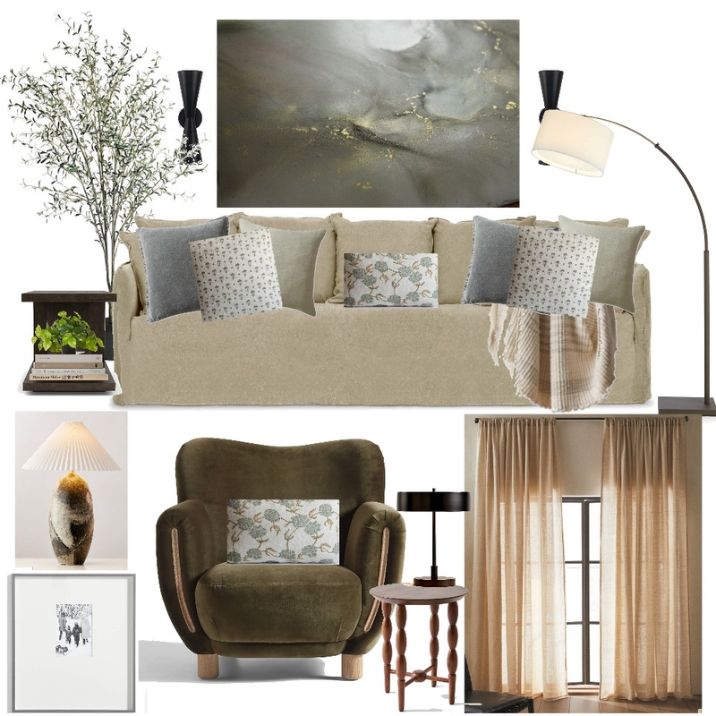 Living Room Mood Board by ZaraL on Style Sourcebook