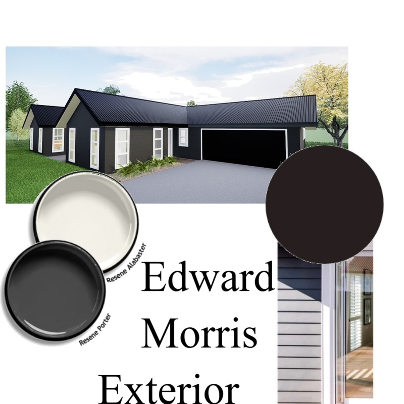 Edwards Morris Exterior Mood Board by bernadette.frost@jennianhomes.co.nz on Style Sourcebook
