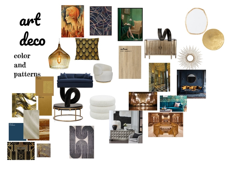 art deco Mood Board by caseypigg78@gmail.com on Style Sourcebook