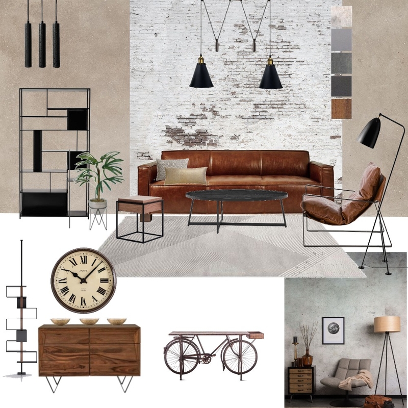 industrial Mood Board by Sanaztorbati2016@gmail.com on Style Sourcebook