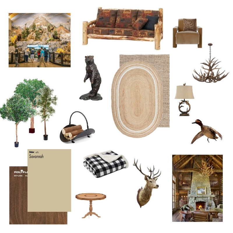 Cozy Cabin Hotel Mood Board by Jenaa on Style Sourcebook