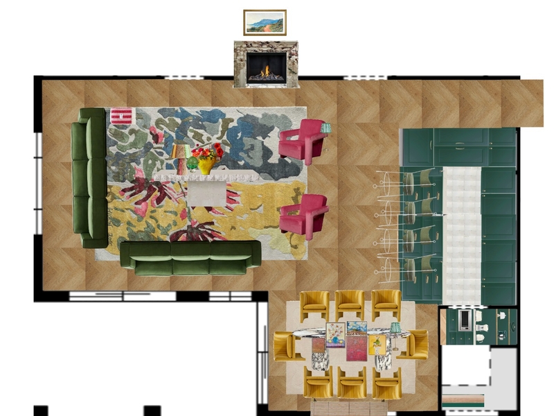 Great Room Space Planning Mood Board by dl2407 on Style Sourcebook