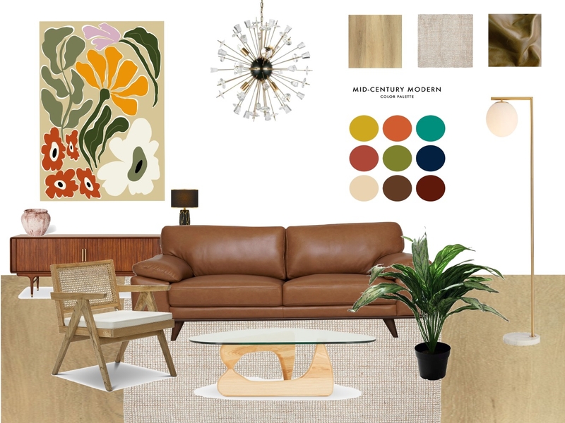Mid Century Mood Board by poorix23 on Style Sourcebook