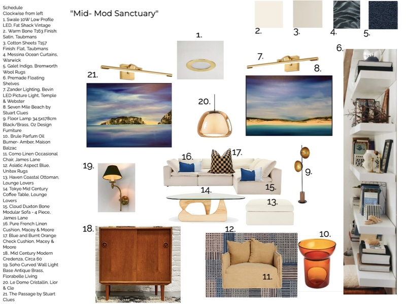 Living Sample Board - T.B Mood Board by DAMason on Style Sourcebook