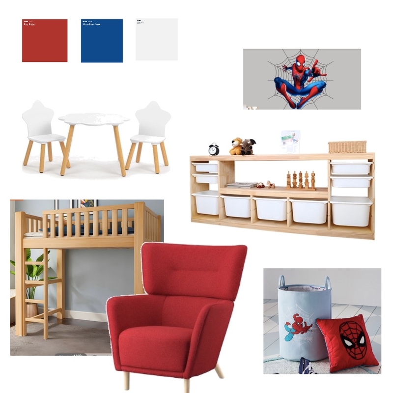 spider man bedroom Mood Board by Fin0011 on Style Sourcebook