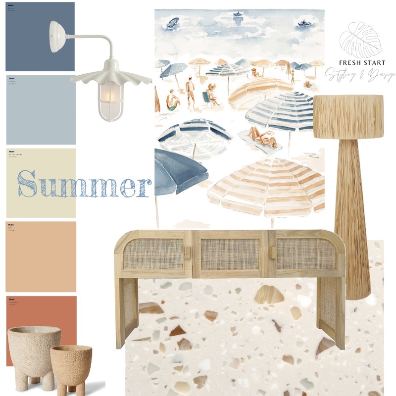Summer Mood Board by Fresh Start Styling & Designs on Style Sourcebook