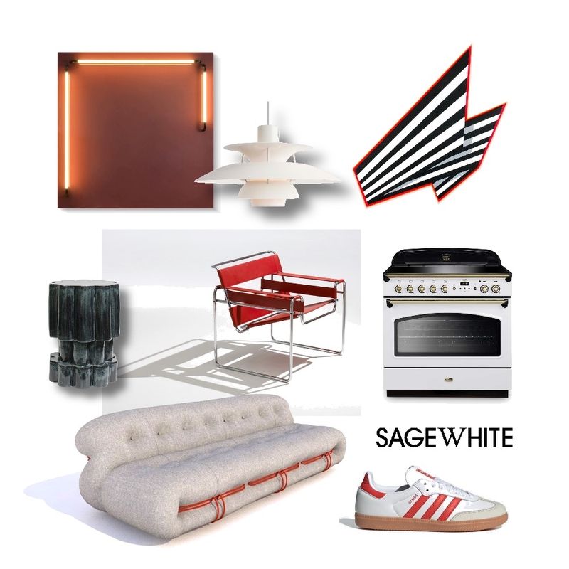 Samba Inspo - Red Mood Board by Sage White Interiors on Style Sourcebook
