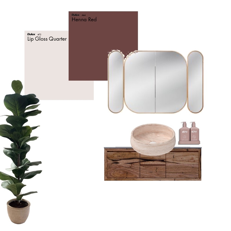 Pink bathroom Mood Board by Down to Earth Interiors on Style Sourcebook