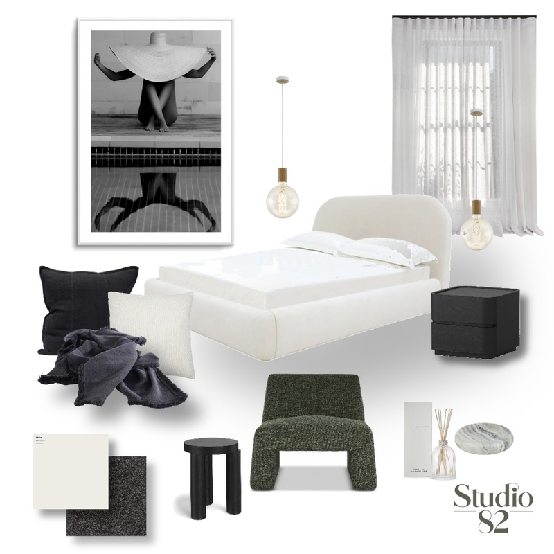 Master Bedroom Mood Board by Studio 82 Interior Design on Style Sourcebook