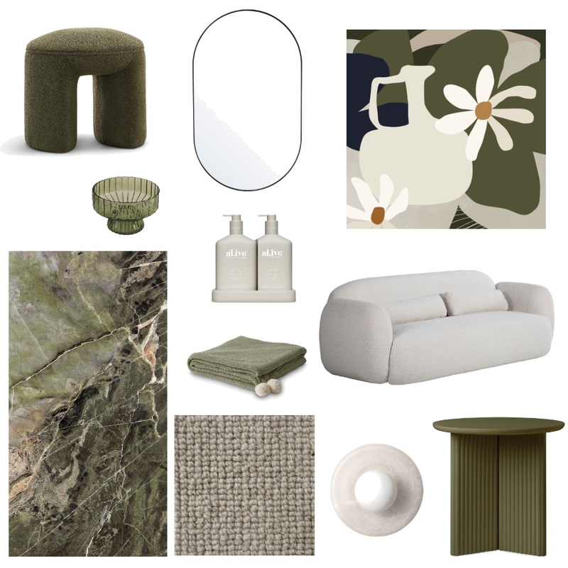 olive Mood Board by Alyssa Loy on Style Sourcebook