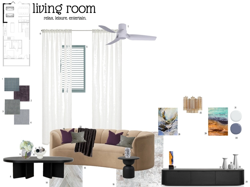 Living Room Mood Board by JoelleB on Style Sourcebook