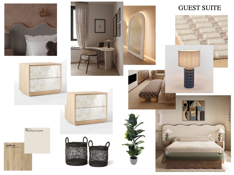 GUEST SUITE Mood Board by kloud interiors on Style Sourcebook