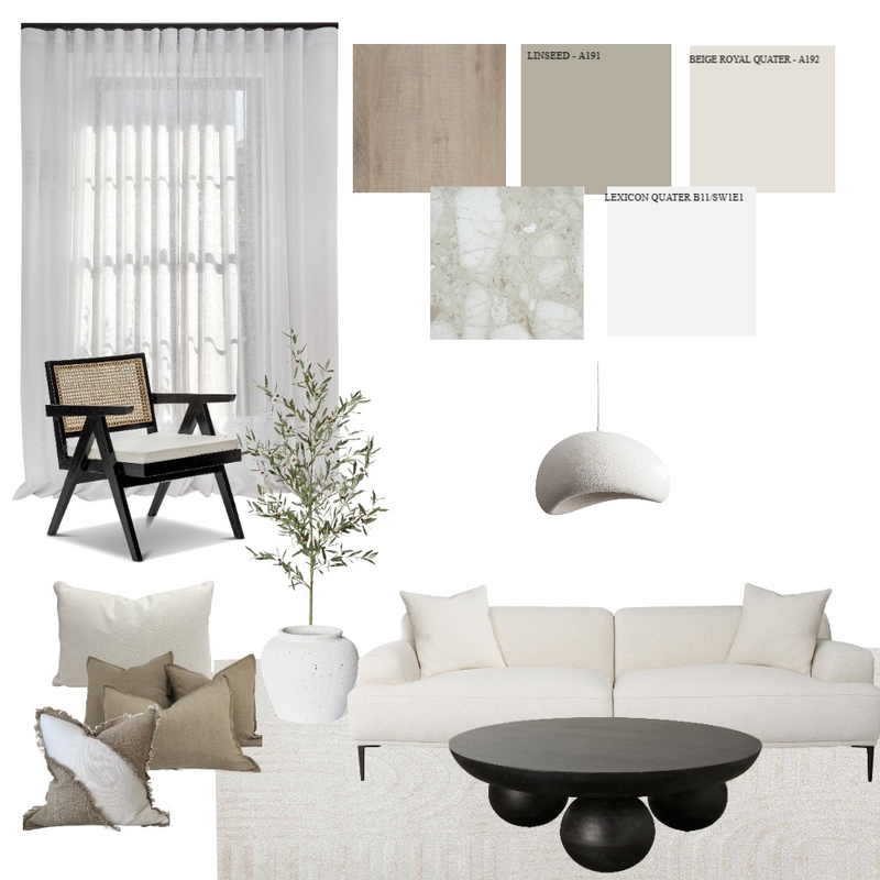 Contemporary living space Mood Board by chloewalker41@yahoo.com on Style Sourcebook