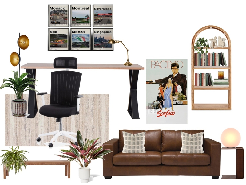MAN CAVE 3 office Mood Board by TashaSimiyu on Style Sourcebook