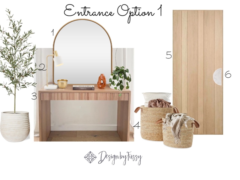 Entry Option 1 Mood Board by DesignbyFussy on Style Sourcebook