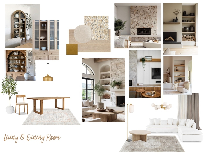 LIVING & DINING ROOM OLESYA Mood Board by MariaFurgo on Style Sourcebook