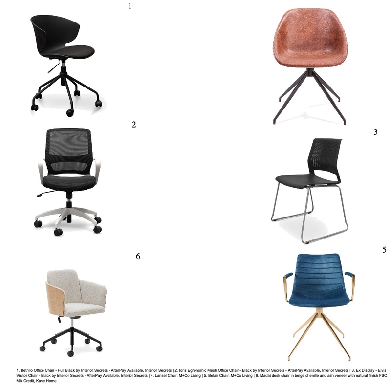 Office chairs Mood Board by Cocoon_me on Style Sourcebook