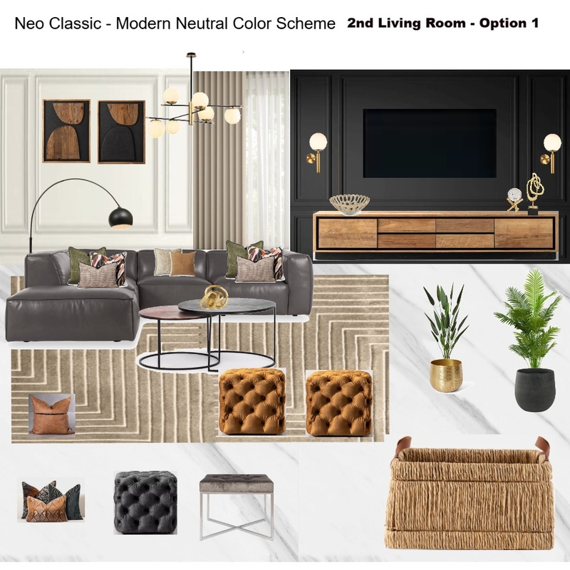 2nd Living Room option with Grey existing Couch Mood Board by Asma Murekatete on Style Sourcebook