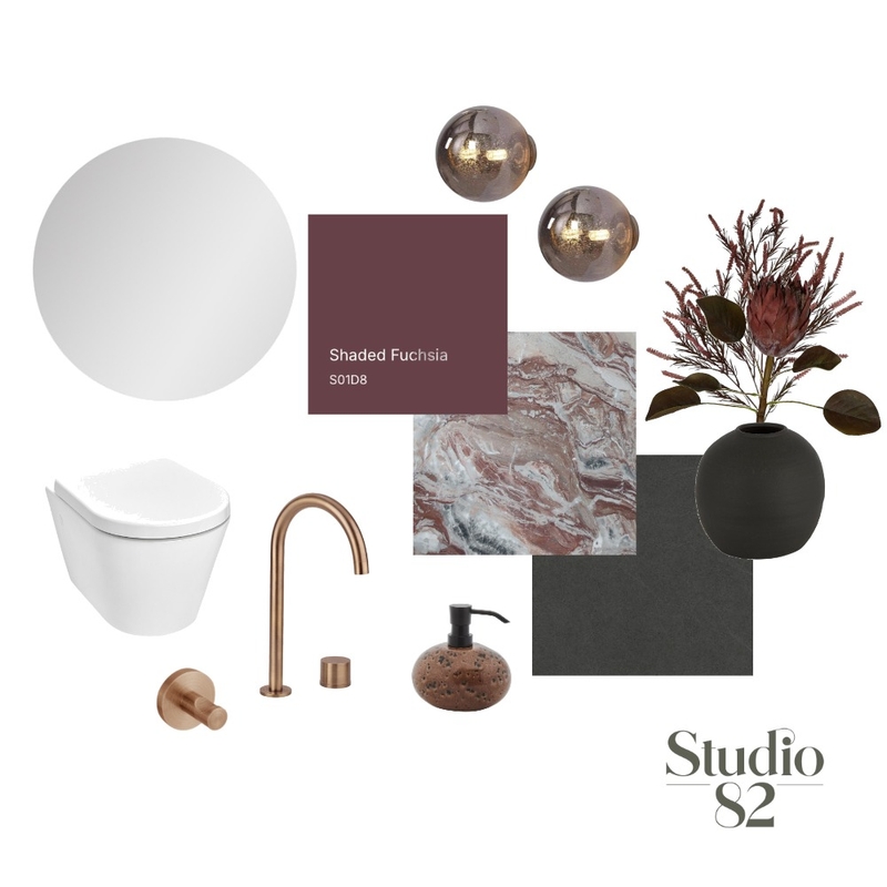 Powder Room Mood Board by Studio 82 Interior Design on Style Sourcebook