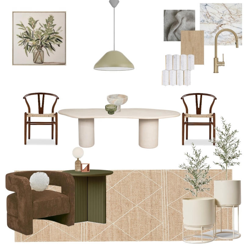 Modern Lux Coastal Mood Board by Charlemont Style Studio on Style Sourcebook