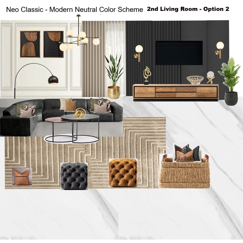 2nd Living Room option with Grey existing Couch Mood Board by Asma Murekatete on Style Sourcebook