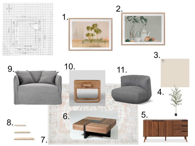 sample board Mood Board by RRM on Style Sourcebook