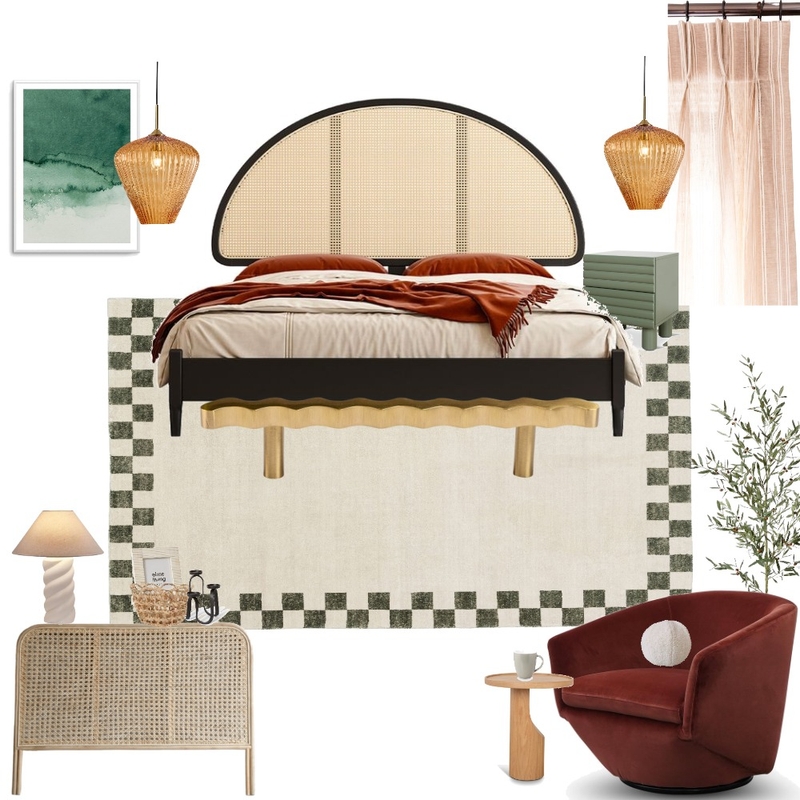Rattan Bedroom inspo Mood Board by C22 Studio on Style Sourcebook