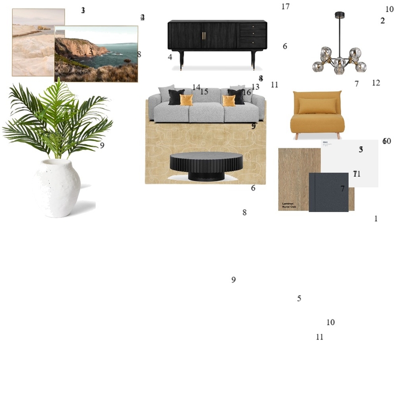 Living room Mood Board by SemSo Interior Design on Style Sourcebook
