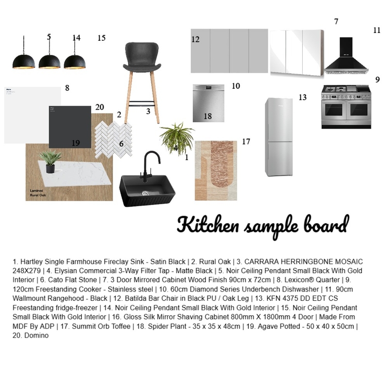 Kitchen Mood Board by SemSo Interior Design on Style Sourcebook