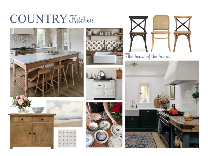 COUNTRY : Kitchen Mood Board Mood Board by Ivy Miles Styles on Style Sourcebook