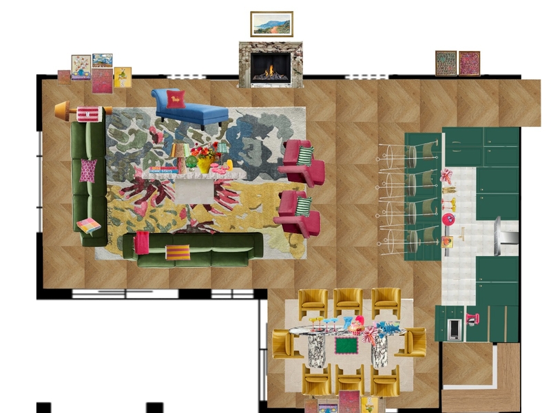 Great Room Space Planning Mood Board by dl2407 on Style Sourcebook