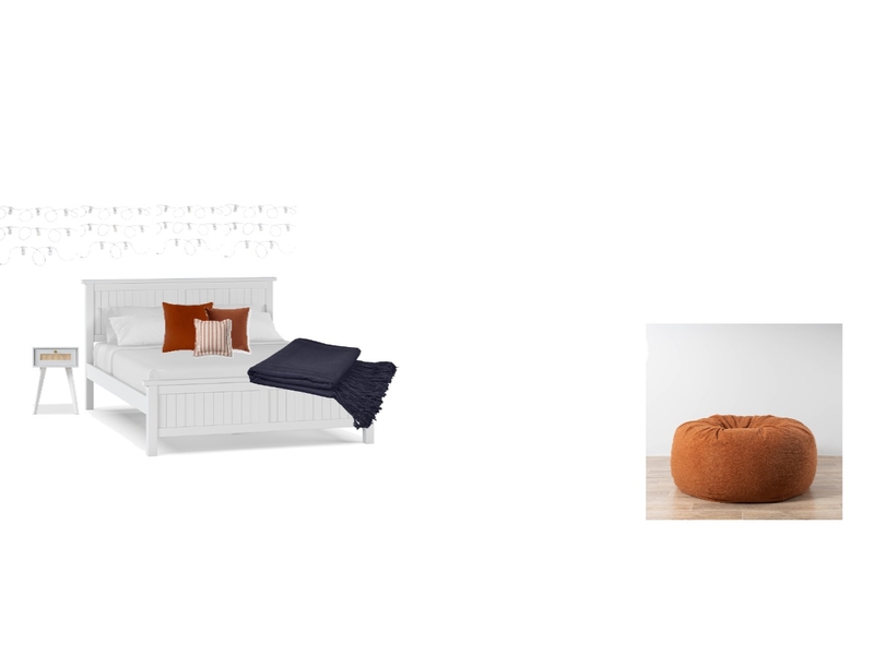 Rust Bedroom Mood Board by honeybuttonsewing@gmail.com on Style Sourcebook