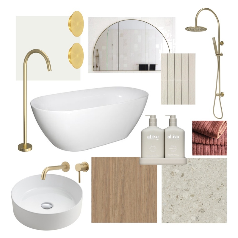 Villa Athena - Master Ensuite Mood Board by Cotter Builders on Style Sourcebook