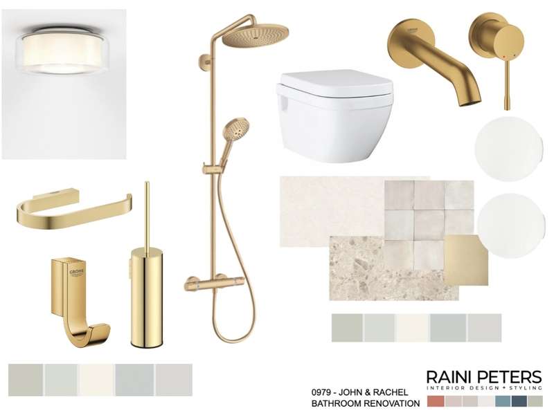 Bathroom John & Rachel Grohe Mood Board by hello@rainipeters.com on Style Sourcebook