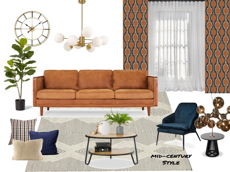 midcentury Mood Board by bahararya on Style Sourcebook