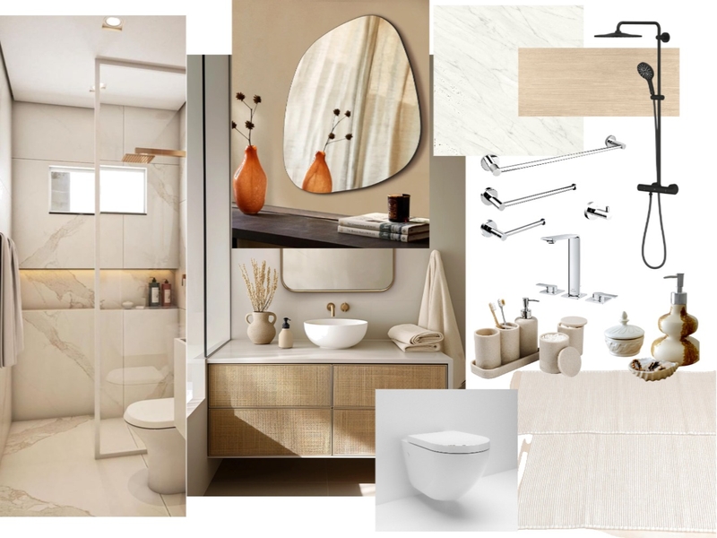 IDI Module 9, Bathroom Mood Board by YuukiEK on Style Sourcebook