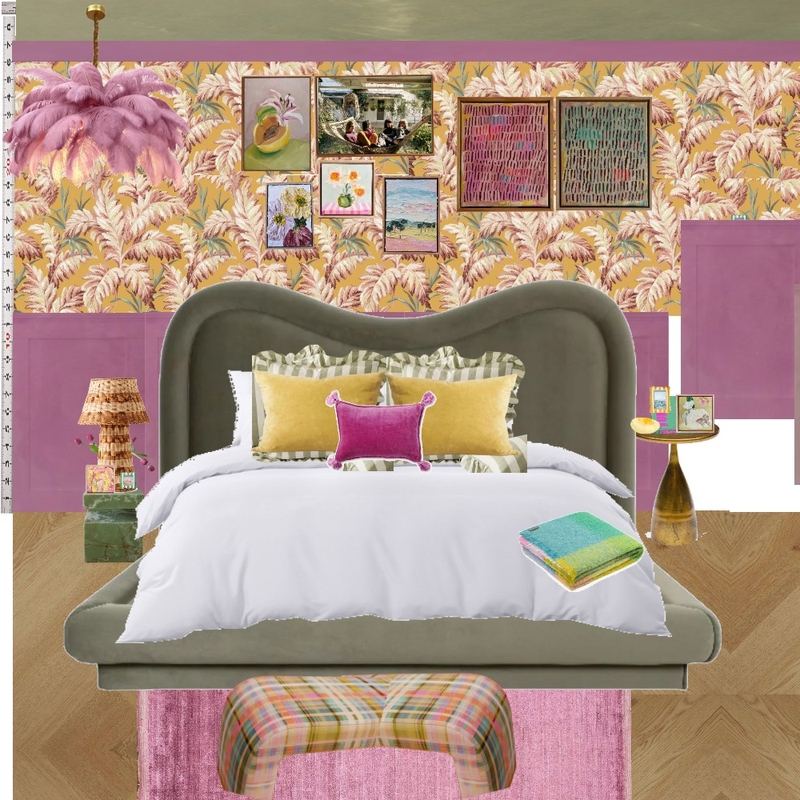 Old Hollywood Bedroom Wall Mood Board by dl2407 on Style Sourcebook
