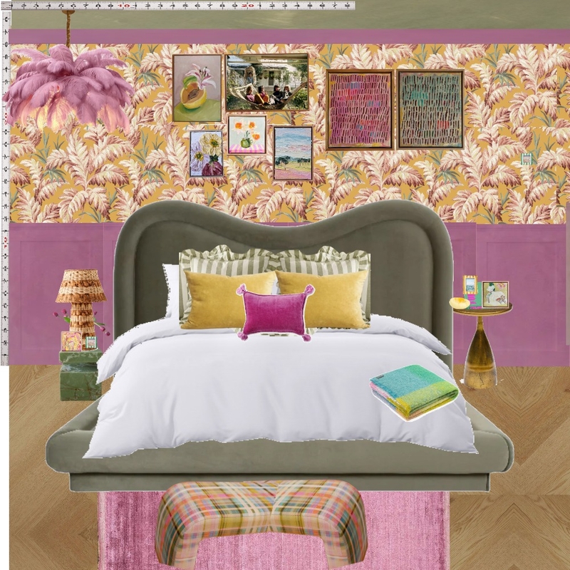 Old Hollywood Bedroom Wall Mood Board by dl2407 on Style Sourcebook