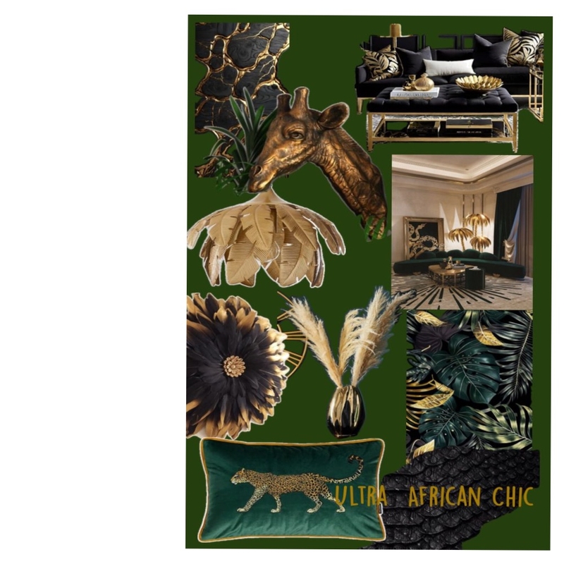Ultra African Chic 2 Mood Board by phiphine on Style Sourcebook
