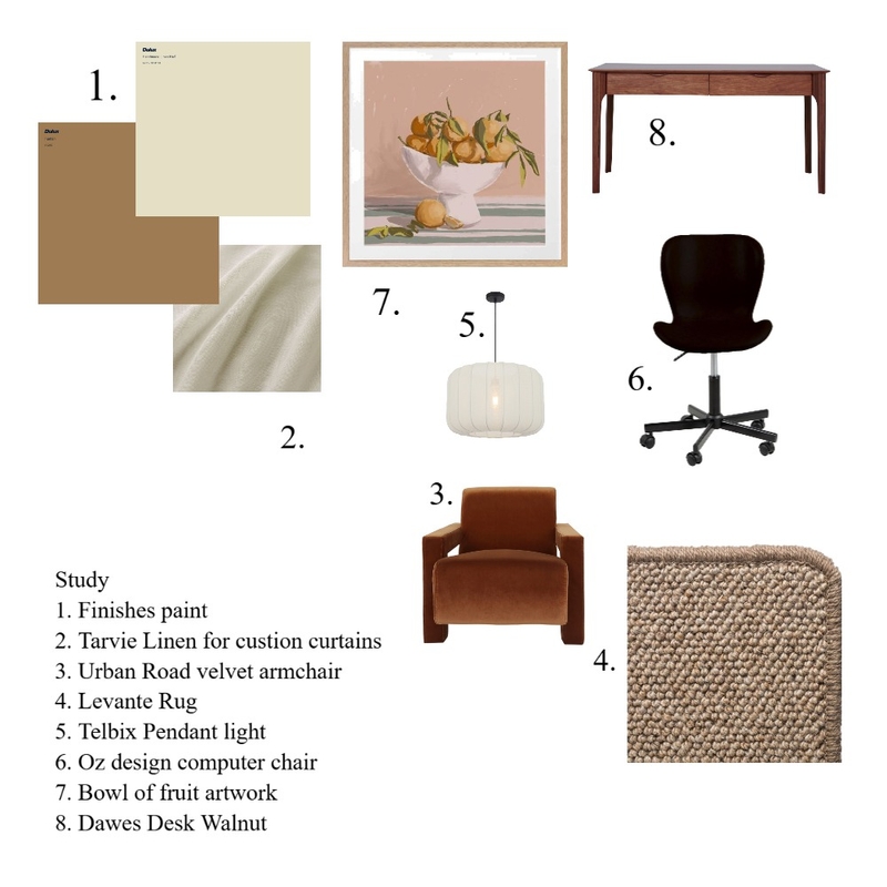 Study Mood Board by brookeritchie on Style Sourcebook