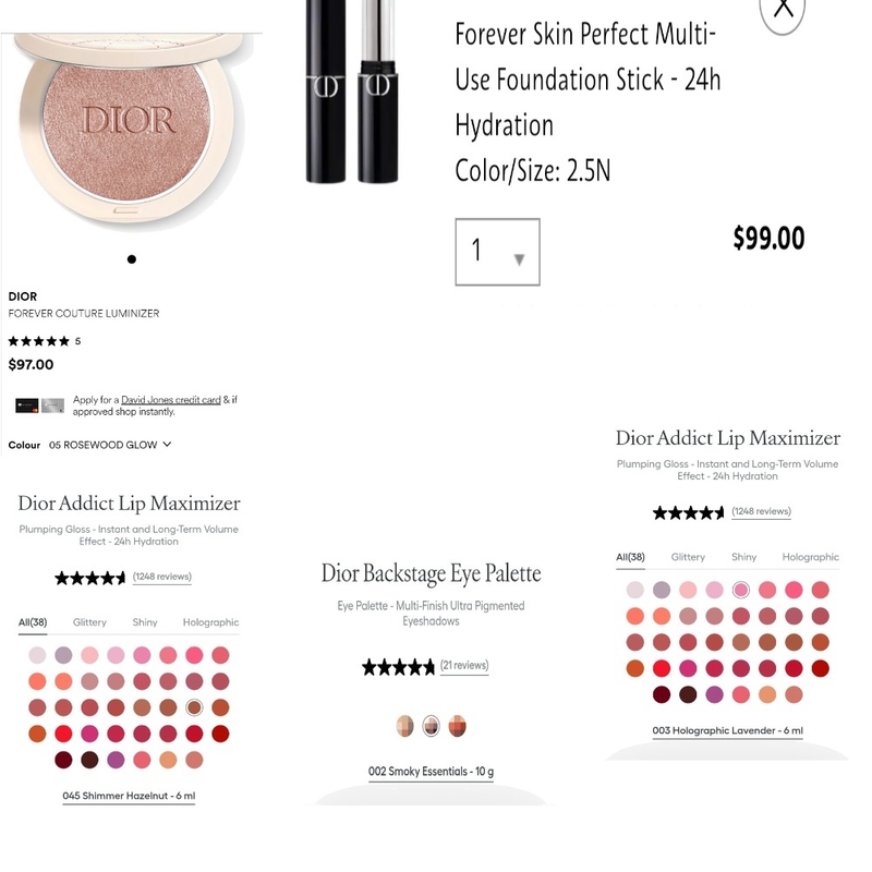 Make-up Mood Board by Stye Sync on Style Sourcebook