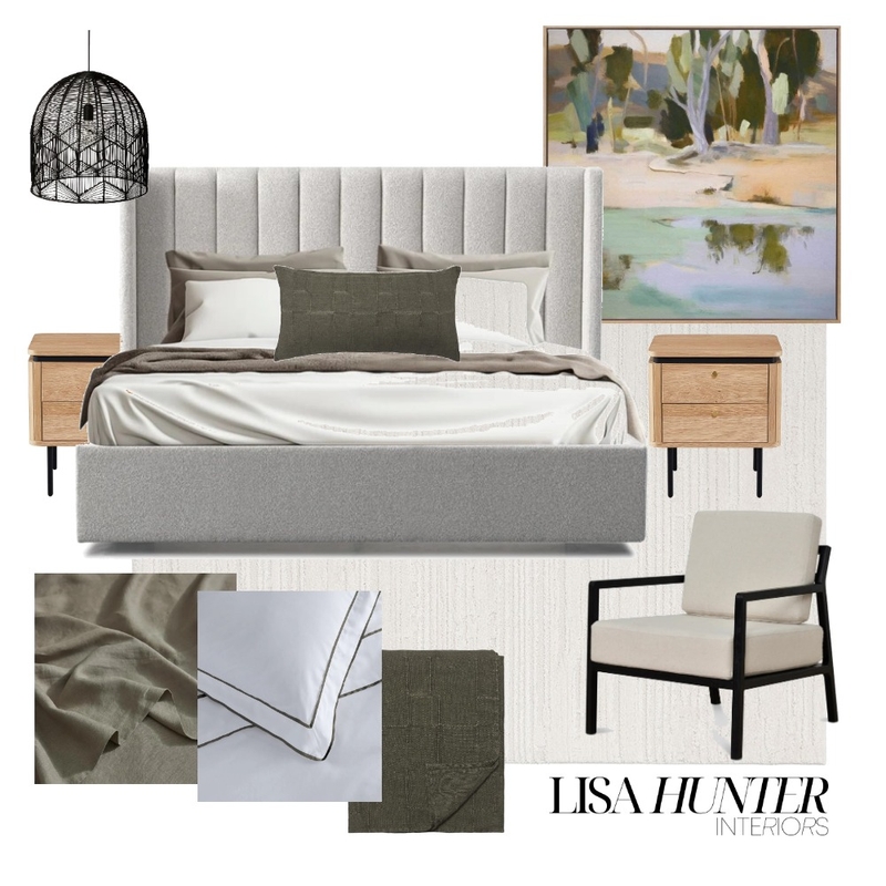 Modern Organic - Bedroom Mood Board by Lisa Hunter Interiors on Style Sourcebook