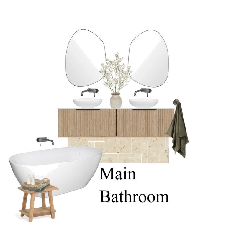 CV project - Main Bathroom Mood Board by demimariedesigns on Style Sourcebook