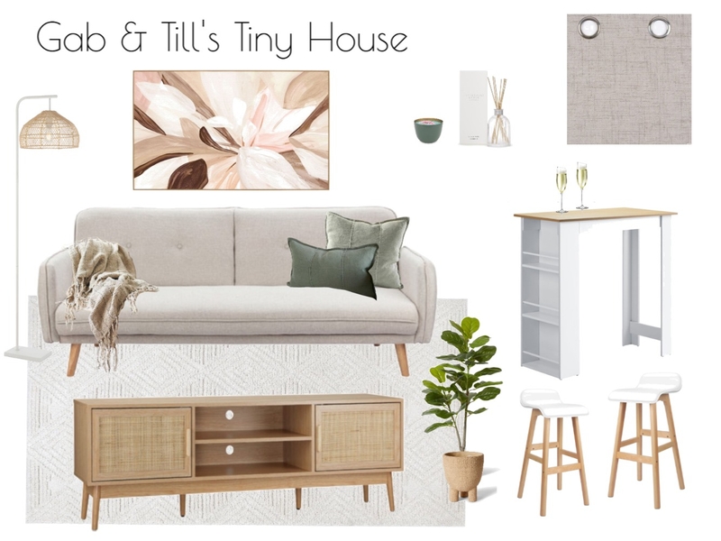 Gab & Till's Tiny House Mood Board by Style by Sisters on Style Sourcebook