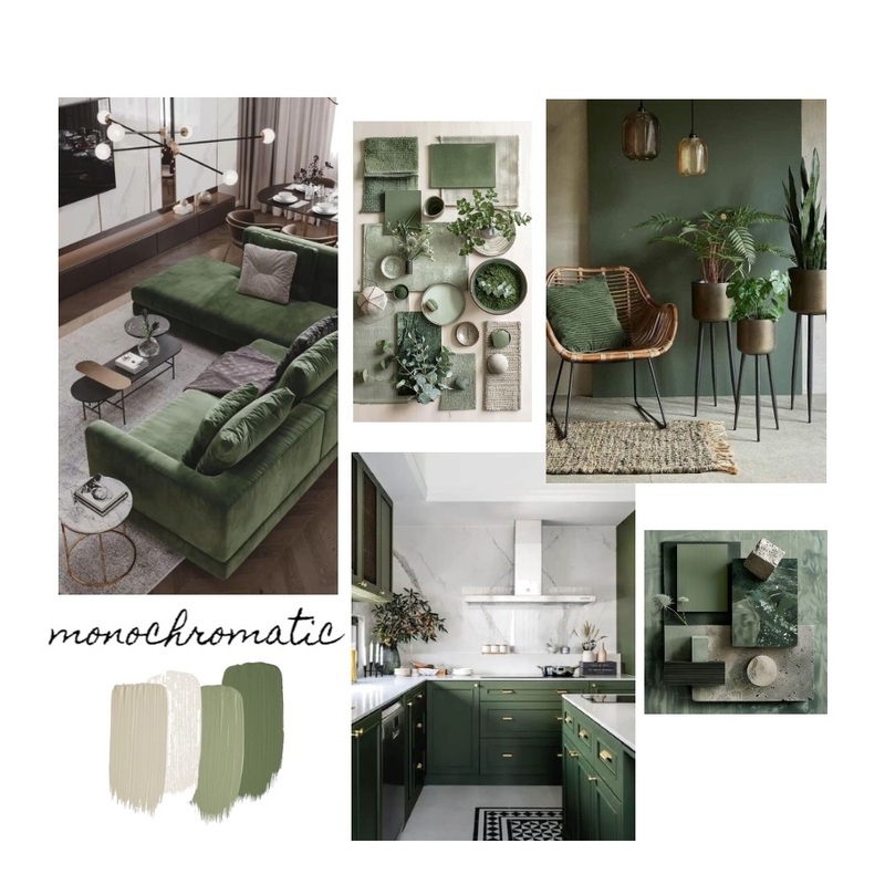 Monochromatic Mood Board by ARCA Design & Architecture on Style Sourcebook
