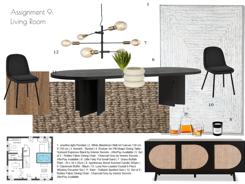 dinning room plan Mood Board by Jasmeen Garcha on Style Sourcebook